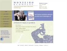 Tablet Screenshot of monteiroandco.com